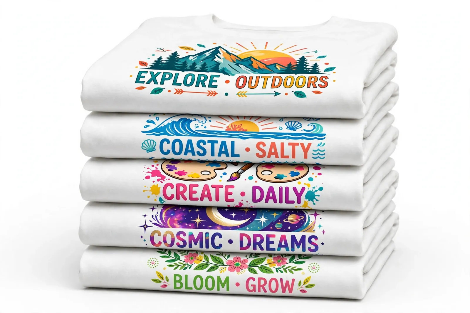 Custom printed t-shirts
